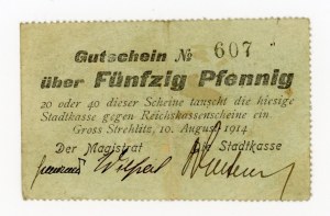 Strzelce Opolskie/Gross Strehlitz; Stadt; 10.8.1914; 50 fenigów (326)