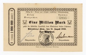 Ińsko/Noerenberg; Stadt; 21.8.1923; 1 milion marek (332)
