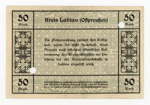 Pollesk/Labiau; Kreis; n.d. (1918); 50 marks Deleted (335)