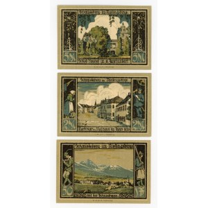 Kowary/Schmiedeberg i. R., Stadtsparkasse, 50 fenigów 2 i 5 marek 1922 - faksymile podpisu (340)