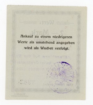 Zaniemyśl/Santomischel, Herrschaft, 2 marks 1914 (341)