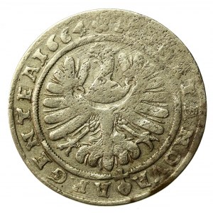 Śląsk, Księstwo Legnicko-Brzesko-Wołowskie, Jerzy III Brzeski, 15 krajcarów 1664, Brzeg (502)