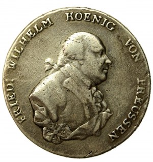 Prussia, Frederick William II, 1791 A thaler, Berlin (504)