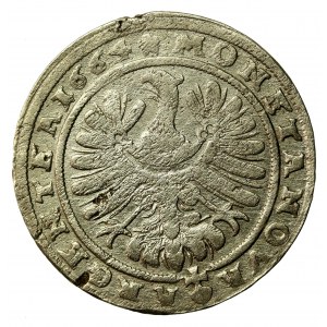 Śląsk, Księstwo Legnicko-Brzesko-Wołowskie, Jerzy III Brzeski, 15 krajcarów 1664, Brzeg (505)