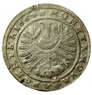 Śląsk, Księstwo Legnicko-Brzesko-Wołowskie, Jerzy III Brzeski, 15 krajcarów 1664, Brzeg (505)