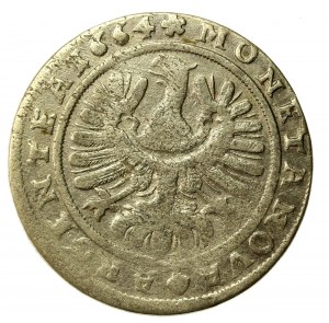 Śląsk, Księstwo Brzesko-Legnicko-Wołowskie, Chrystian Wołowski, 15 krajcarów 1664, Brzeg (506)