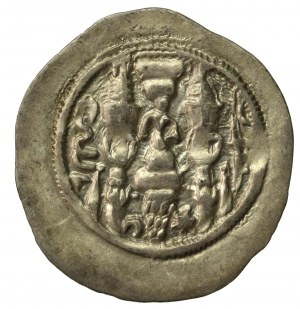 Sasanidzi, Khusro II (590-628 n.e.), Drachma (551) (507)