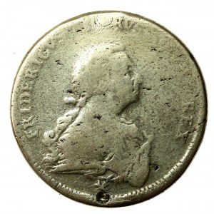 Niemcy, Prusy, Fryderyk II, 1/2 talara 1750 A, Berlin (509)