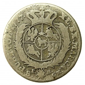 Stanisław August Poniatowski, Dwuzłotówka 1777 EB, Warszawa - rzadka (511)