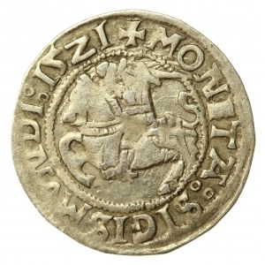 Sigismund I the Old, Half-penny 1521, Vilnius. Rev-four dots (534)