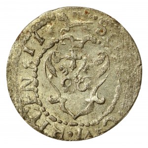 Zygmunt III Waza, Szeląg 1611, Ryga. Odmiana ze skróconą datą (537)
