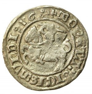 Zygmunt I Stary, Półgrosz 1516, Wilno. SIGISMUNDI, przebitka (542)