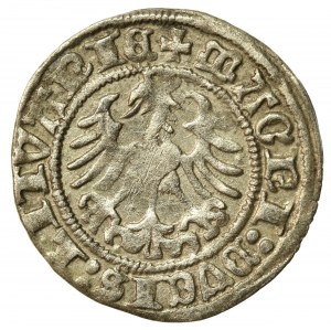 Zygmunt I Stary, Półgrosz 1516, Wilno. SIGISMUNDI, przebitka (542)
