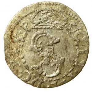 Zygmunt III Waza, Szeląg 1610, Ryga - 1610, błąd - b. rzadki (543)