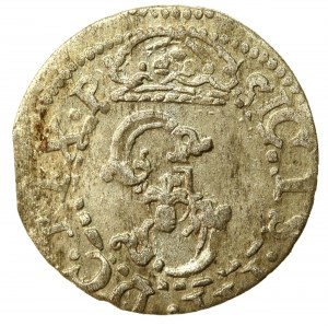 Zygmunt III Waza, Szeląg 1610, Ryga - 1610, błąd - b. rzadki (543)