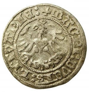 Sigismund I the Old, Half-penny 1518, Vilnius. Variety with sword scabbard. Date pierced (546)