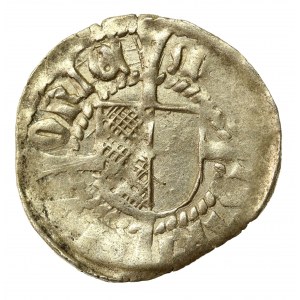 Inflanty - Arcybiskupstwo Rygi, Michał Hildebrand 1484-1509 i Walter von Plettenberg 1494-1535, szeląg bez daty, Ryga (550)