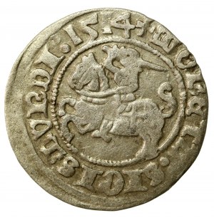 Sigismund I the Old, Half-penny 1514, Vilnius. DUSI. Rare (551)