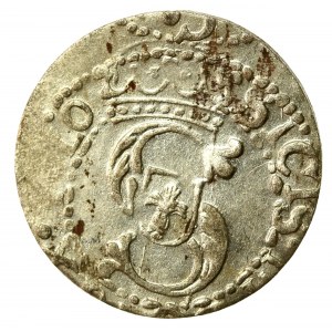 Zygmunt III Waza, Szeląg 1611, Ryga. odmiana ze skróconą datą (553)