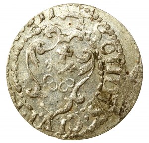 Sigismund III Vasa, Shelly 1611, Riga. variety with abbreviated date (553)