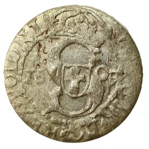 Zygmunt III Waza, Szeląg 1609, Ryga - data na awersie (554)