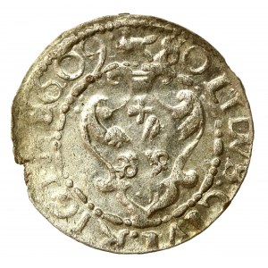 Sigismund III Vasa, Shelter 1609 Riga, abbreviated date (556)