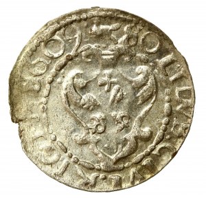 Zygmunt III Waza, Szeląg 1609 Ryga, skrócona data (556)