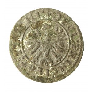 Śląsk, Księstwo Cieszyńskie, Elżbieta Lukrecja, obol 1653, Cieszyn (578)