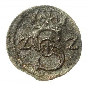 Sigismund III Vasa, Denarius 1622, Lobznica - rare (580)