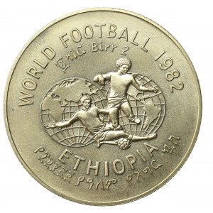 Etiopia, 20 birr, 1974 (1982). Piłka nożna (586)