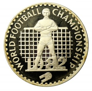 Lesotho, Moshoeshoe II, 10 Maloti 1982 Football (590)