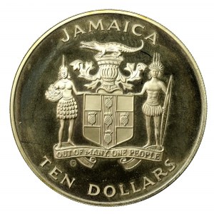 Jamajka, 10 dolarów, 1982. Piłka nożna (591)