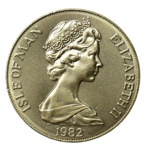 Wyspa Man, 1 Crown 1982, Tadworth. Piłka nożna (592)