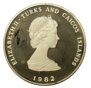 Turks and Caicos Islands, Elizabeth II, 10 crowns from 1982 (601)