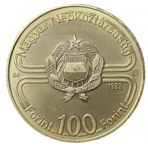 Hungary, 100 forints, 1982. soccer (606)