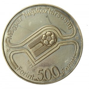 Hungary, 500 forints, 1982. soccer (607)