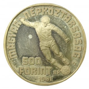 Węgry, 500 forintów, 1982. Piłka nożna (608)