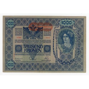 Austria, 1.000 koron 1902 (1919) (363)
