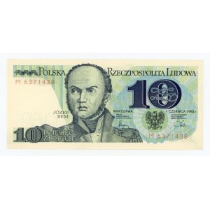 PRL, 10 złotych 1982 M (364)