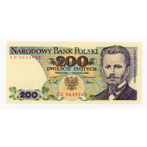 PRL, 200 złotych 1988 ED (366)