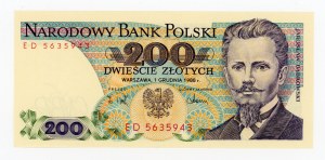 People's Republic of Poland, 200 gold 1988 ED (366)