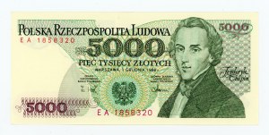 People's Republic of Poland, Gold 5,000 Set 1988 EA (370)