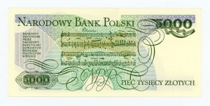 People's Republic of Poland, Gold 5,000 Set 1988 EA (370)