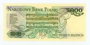 PRL, Zestaw 5.000 złotych 1988 CS (371)