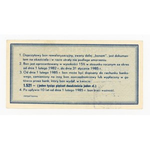 Depozytowy Bon Rewaloryzacyjny, 1.000 złotych seria CD (373)