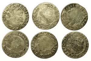 Sigismund III Vasa, set of sixes. 6 pieces total.