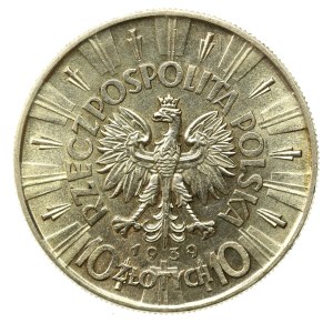 Second Republic, 10 gold 1939 Pilsudski (735)
