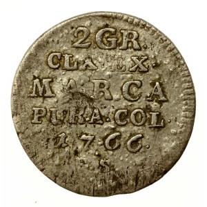 Stanisław August Poniatowski, Dwugrosz 1766 FS, Warszawa (761)