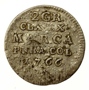 Stanisław August Poniatowski, Dwugrosz 1766 FS, Warszawa (761)