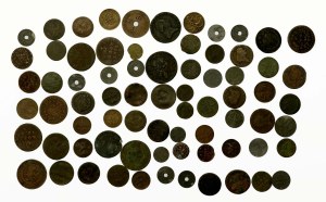 Poland and others. Set of Polish and foreign coins. Total 72 pieces. (768)